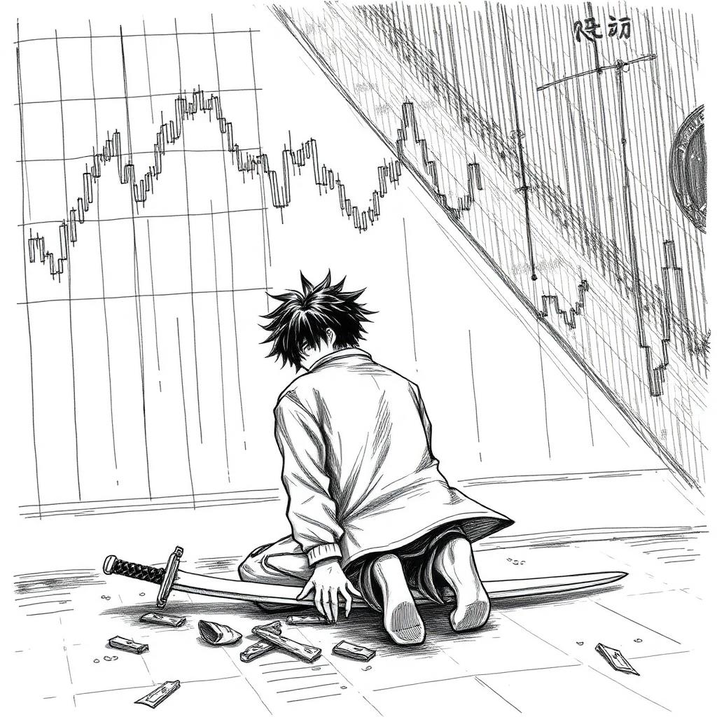 Zararı Kes bölümünün karakalem manga kapağı