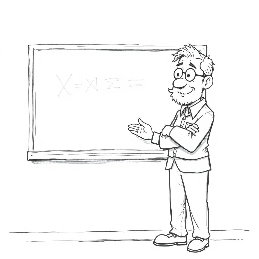 Geriye dönüş: Tōdō'nun eski dersi. Kara tahtada üç harf: R / M = L.